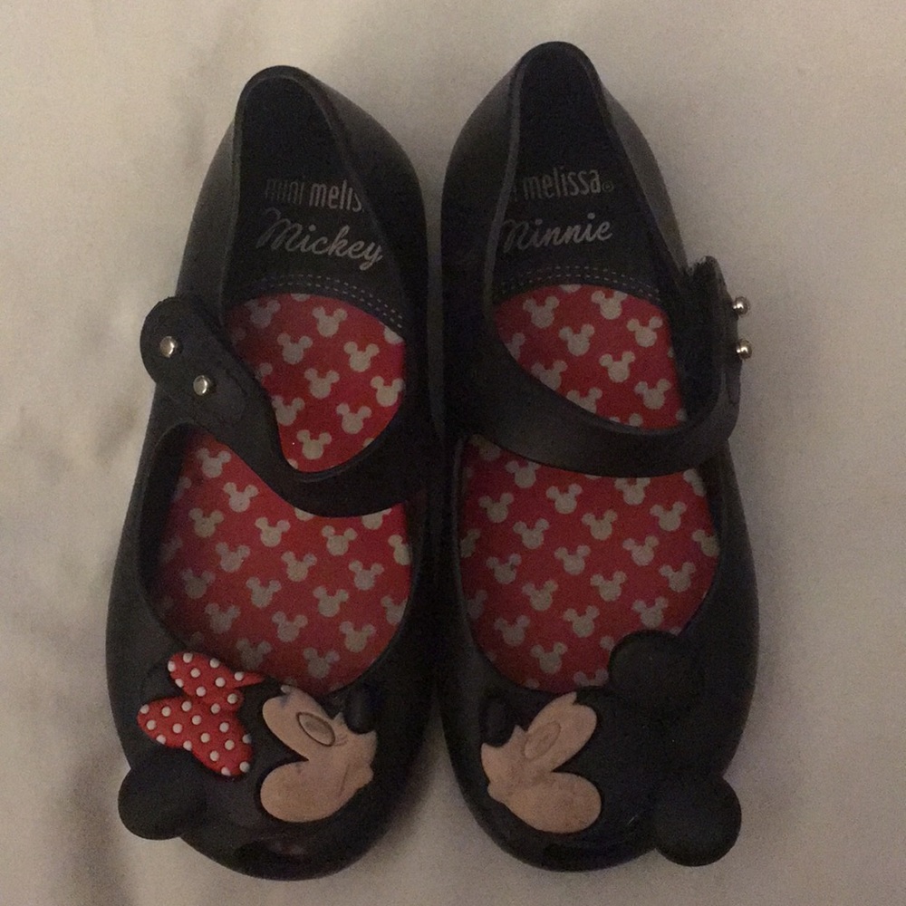 Mickey Mouse and Minnie Mouse Mini Melissa Shoes
